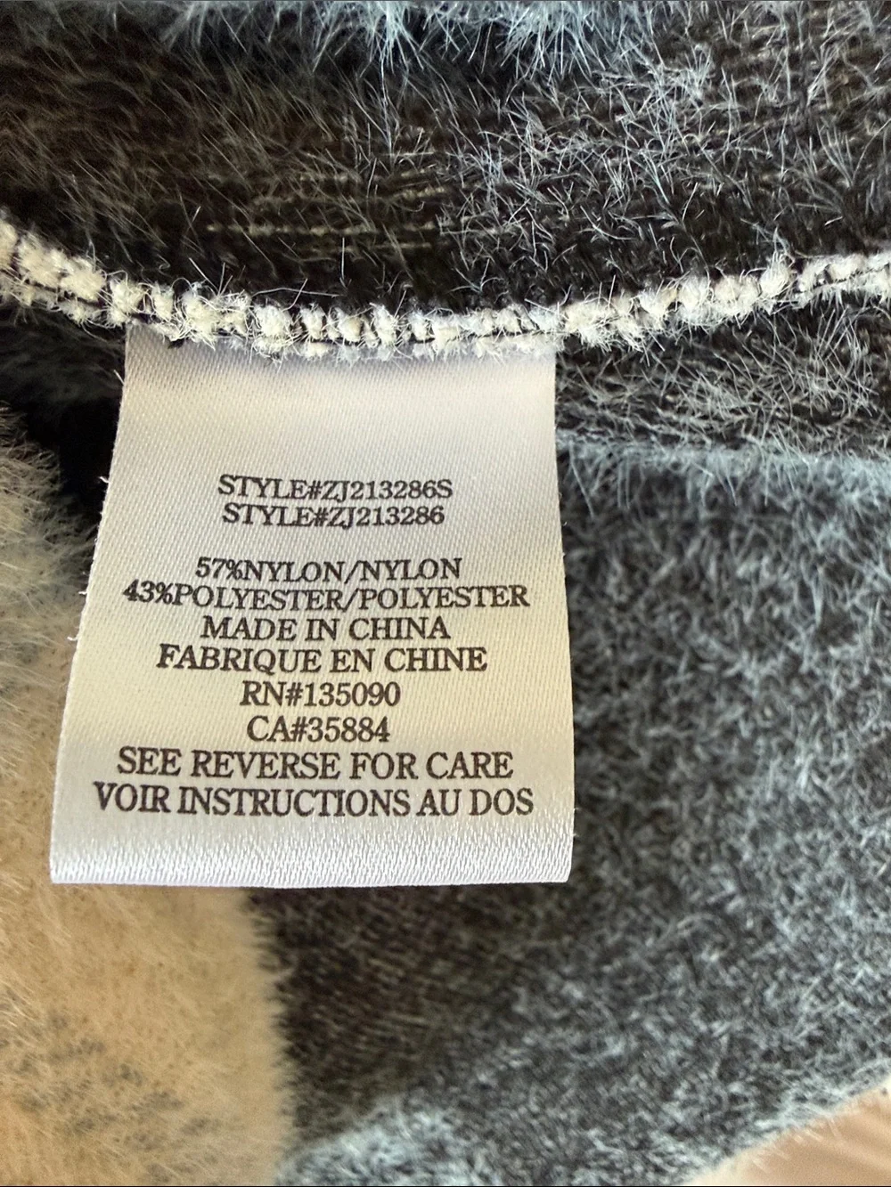 Z Supply Cream and Light Blue Teddy Shacket